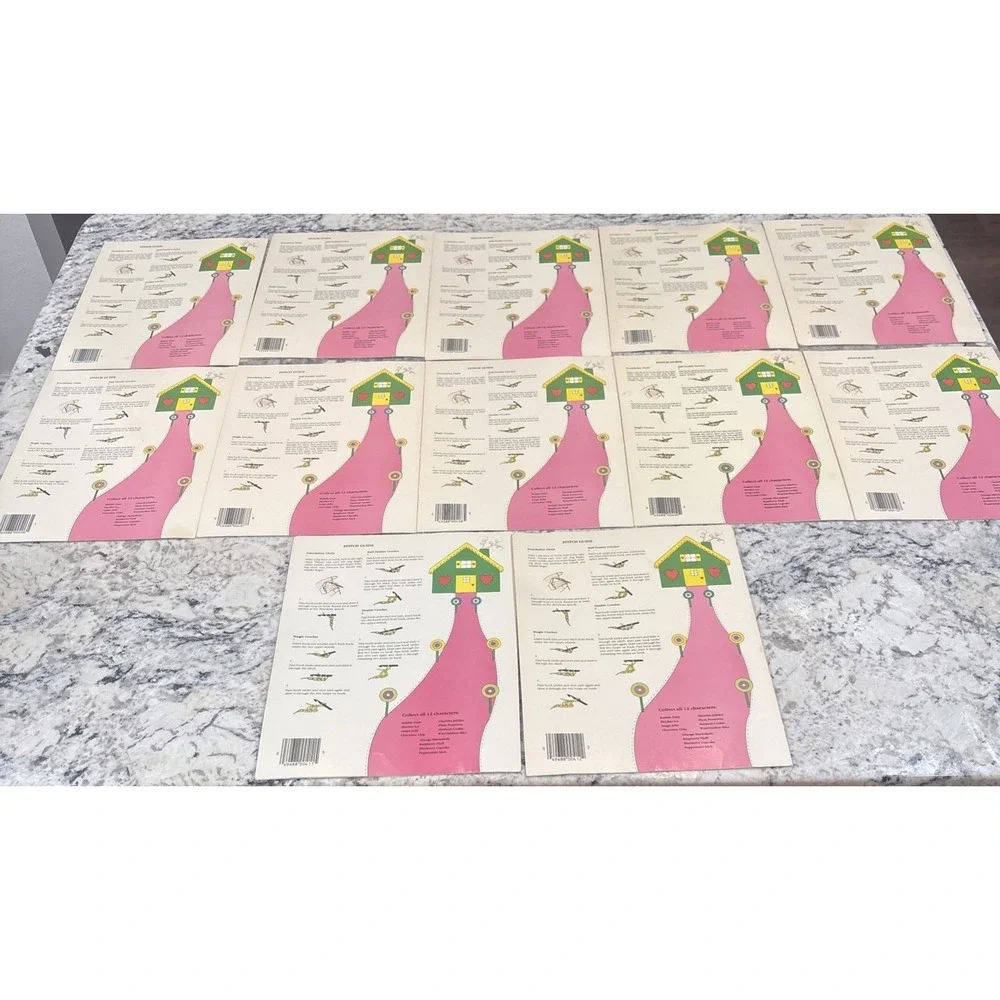 Vintage Dumpling‎ Designs Lollipop Lane Crochet Doll Patterns Full Set Of 12